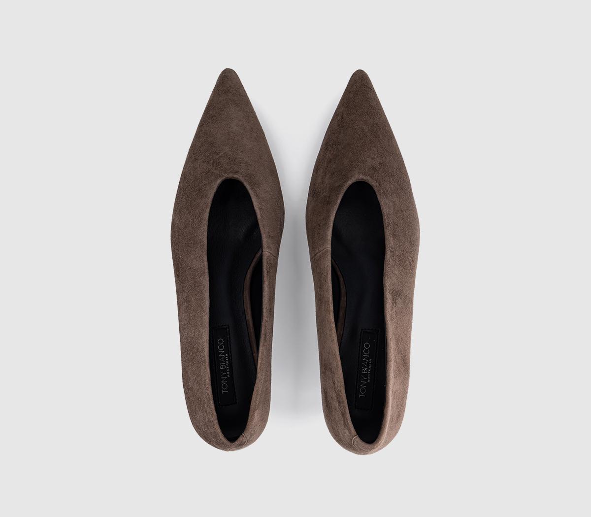 Tony BiancoCherry Kitten HeelsEspresso Suede