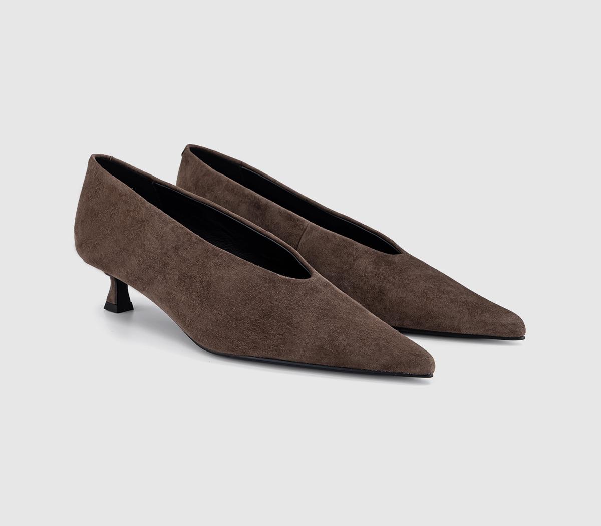 Tony BiancoCherry Kitten HeelsEspresso Suede