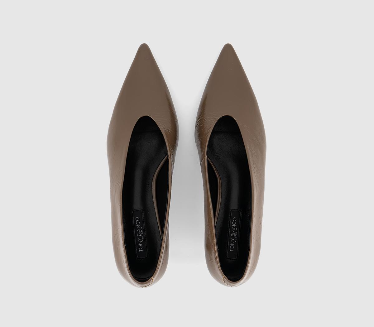 Tony BiancoCherry Kitten HeelsTaupe Brown