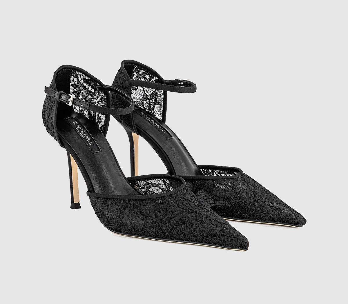 Tony BiancoNina Lace HeelsBlack