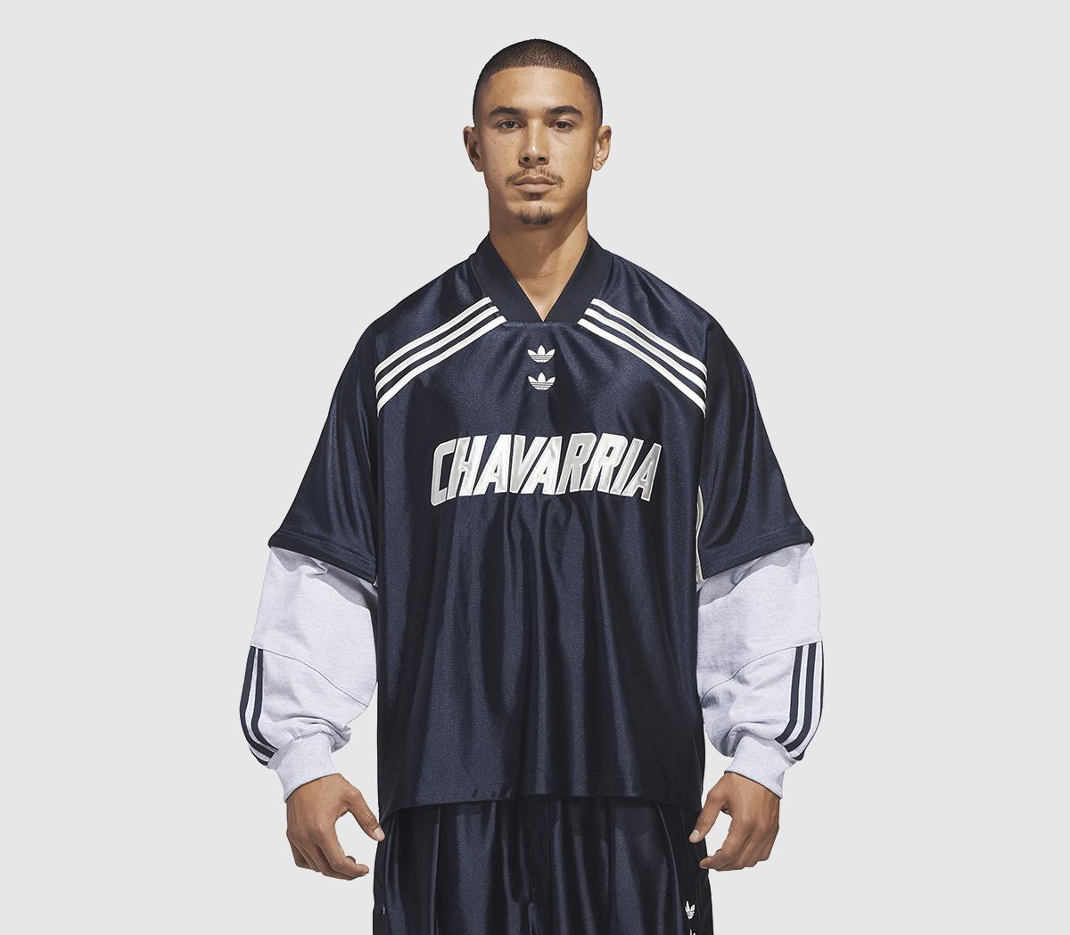 adidasadidas x Willy Chavarria Dazzle Long Sleeve JerseyLegend Inklight Grey Heather