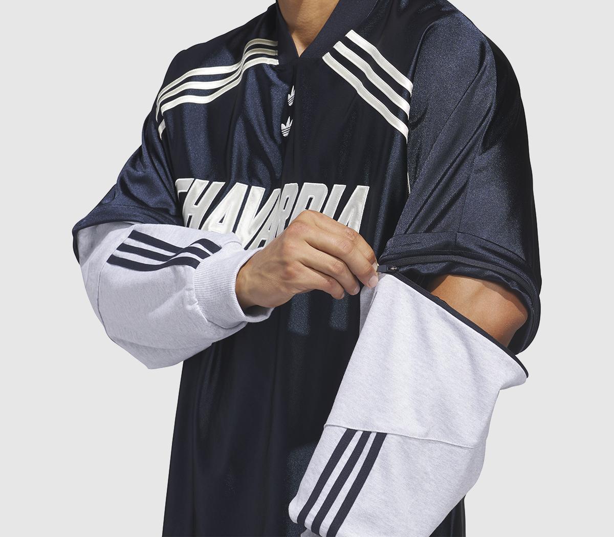 adidasadidas x Willy Chavarria Dazzle Long Sleeve JerseyLegend Inklight Grey Heather