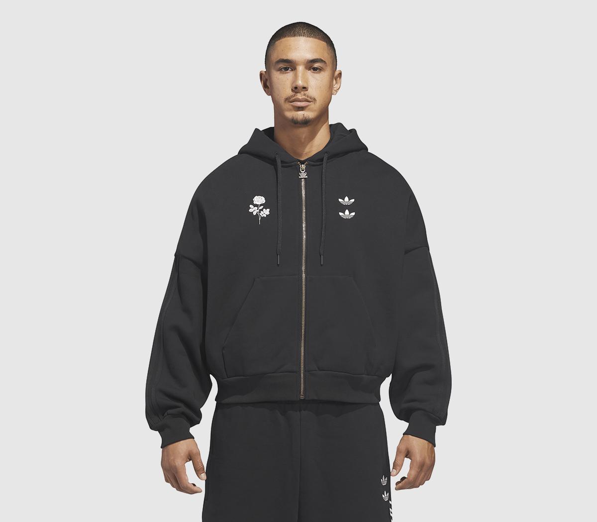 adidas adidas x Willy Chavarria Heavy Weight Hoody Black - Men's