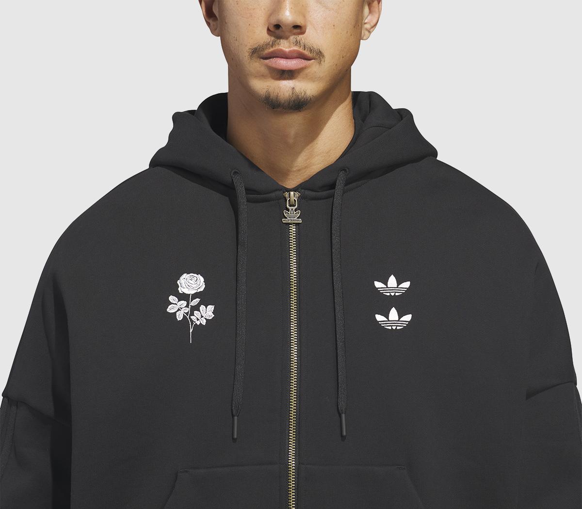 M*s様 adidas WILLY CHAVARRIA 2XL adidas adidas x Willy Chavarria Heavy Weight Hoody Black - Men's