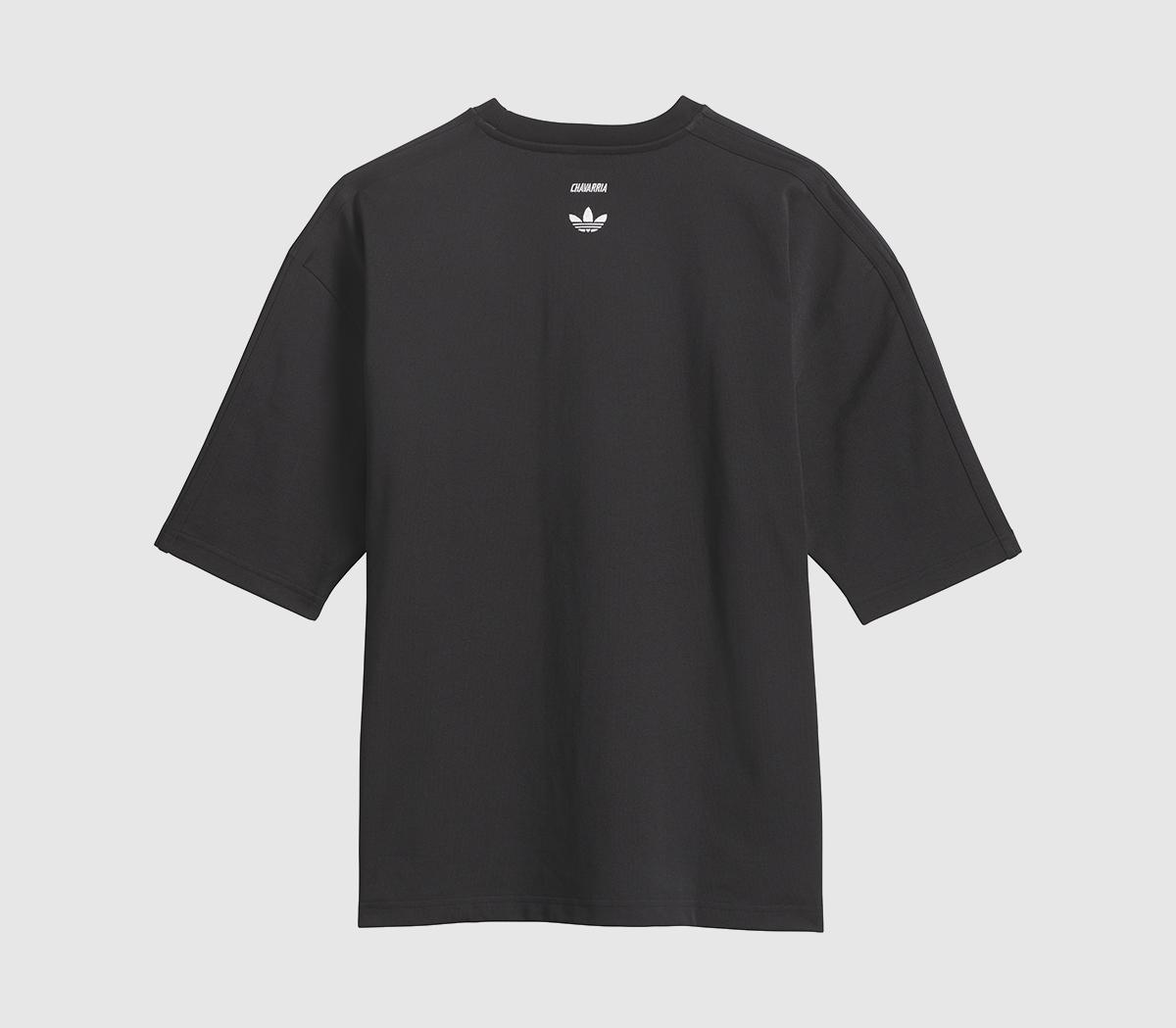 adidas adidas x Willy Chavarria Logo Signature Tee Black - Men's