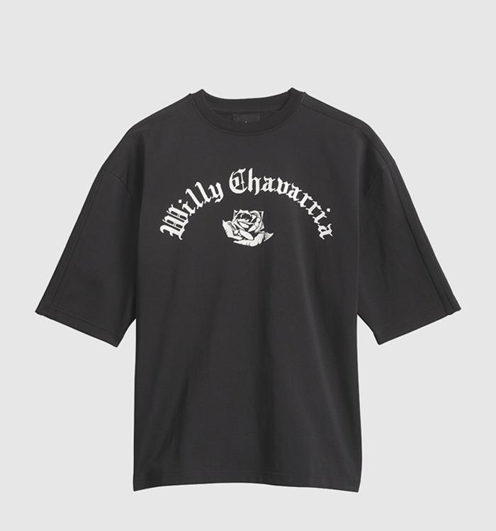 adidas adidas x Willy Chavarria Logo Signature Tee Black