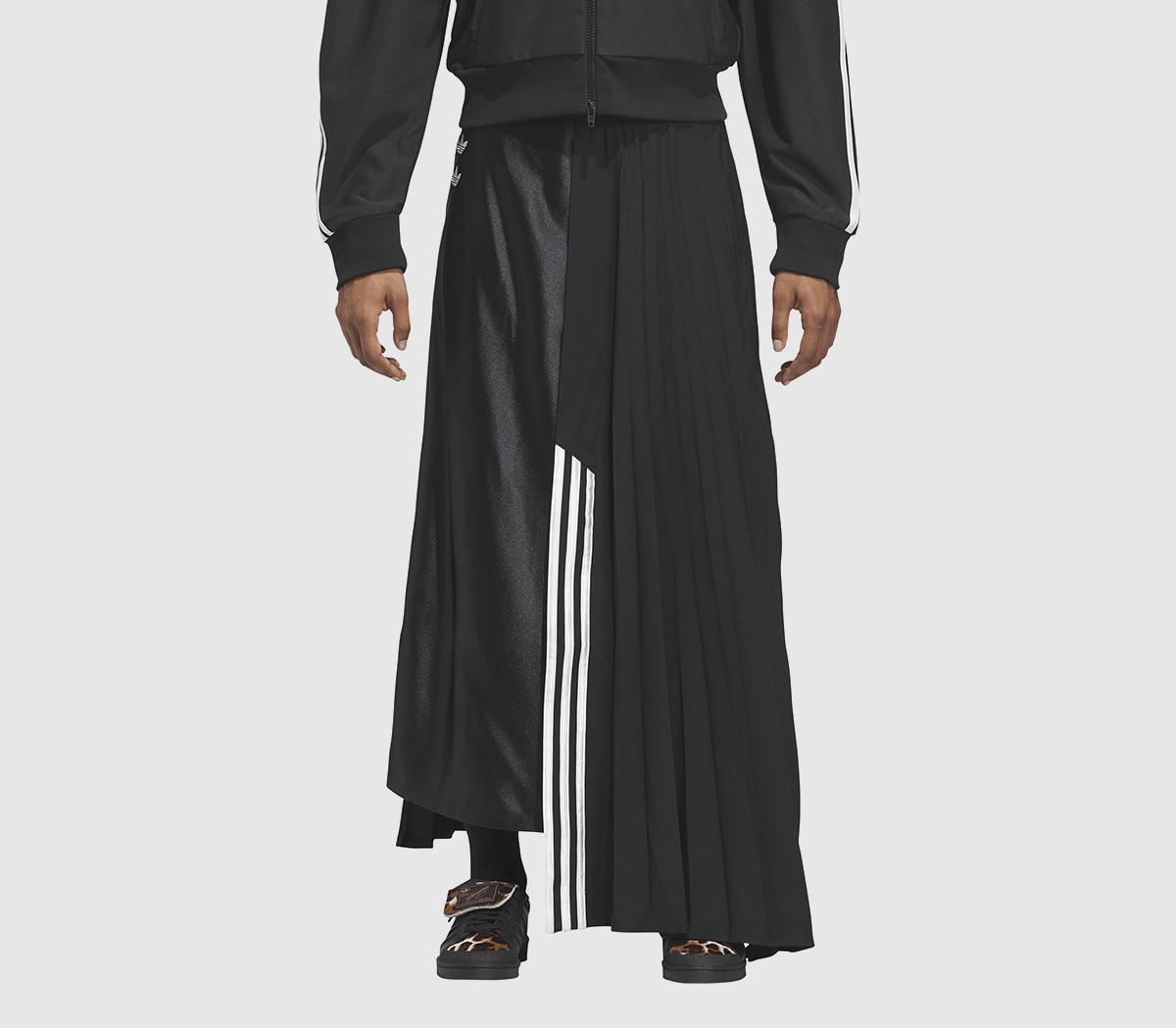 adidas adidas x Willy Chavarria Dazzle Pleat Skirt Black - Women's