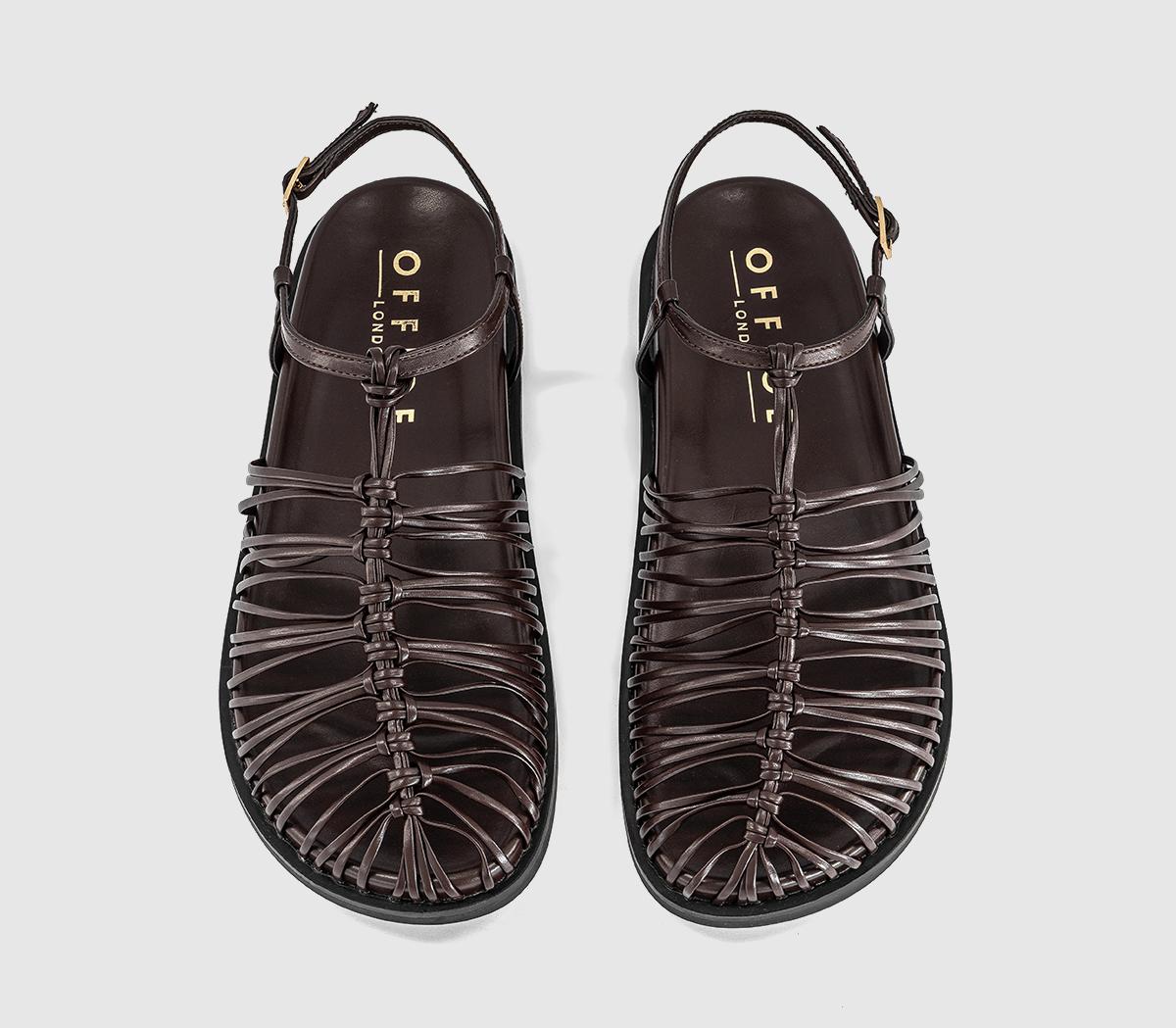 OFFICESeraphina Woven Fisherman Footbed SandalsBrown