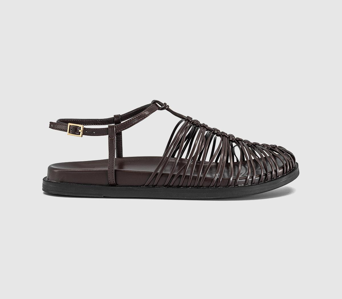 OFFICESeraphina Woven Fisherman Footbed SandalsBrown