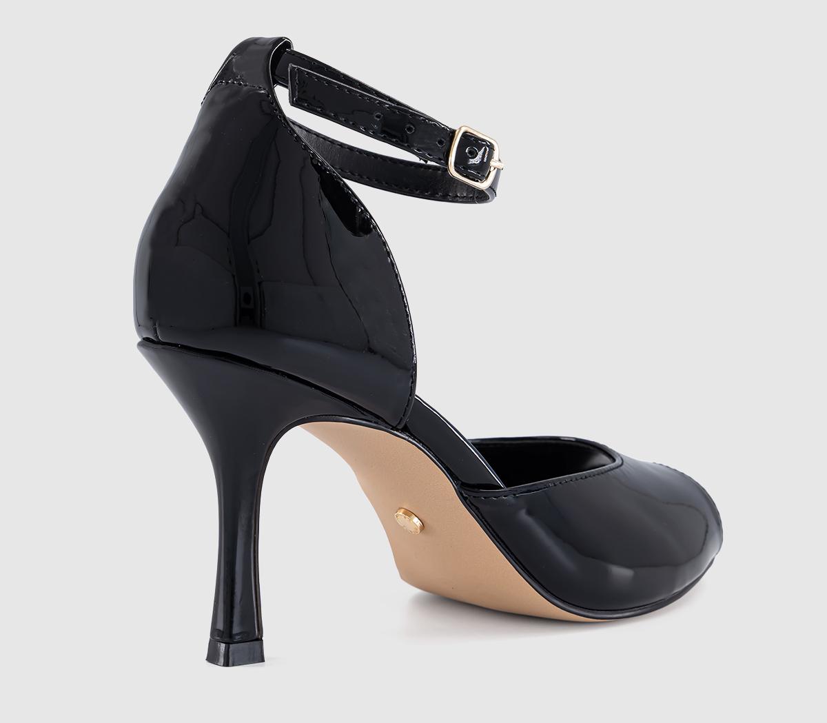 OFFICEHarlequin Peep Toe Heeled SandalsBlack