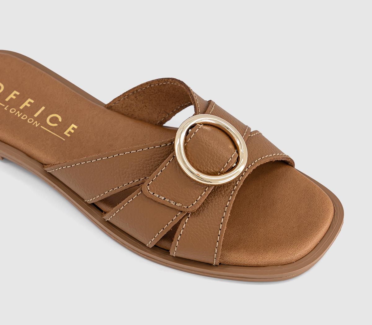 OFFICESalerno Trim Detail SlidersTan Leather