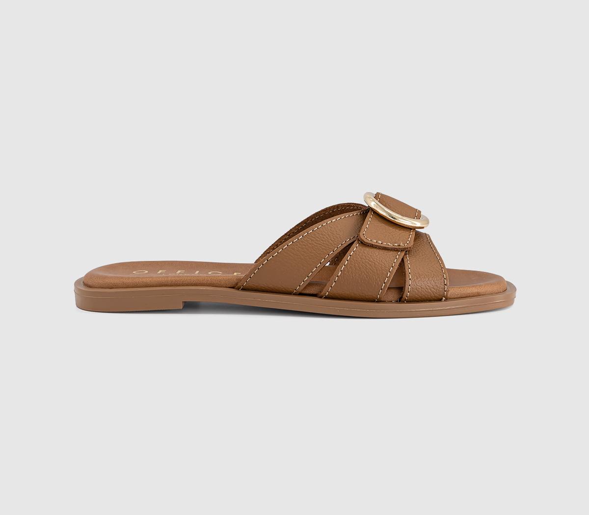 OFFICESalerno Trim Detail SlidersTan Leather