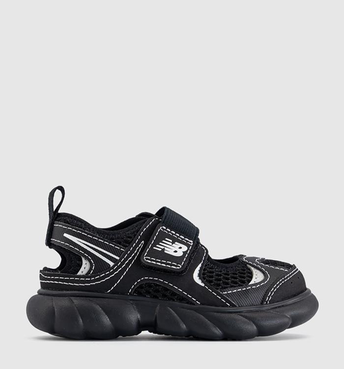 New Balance 230 Toddler Trainers Black Silver Metallic