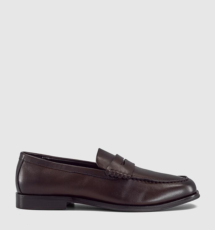 OFFICE Matisse Tassel Loafers Brown Leather