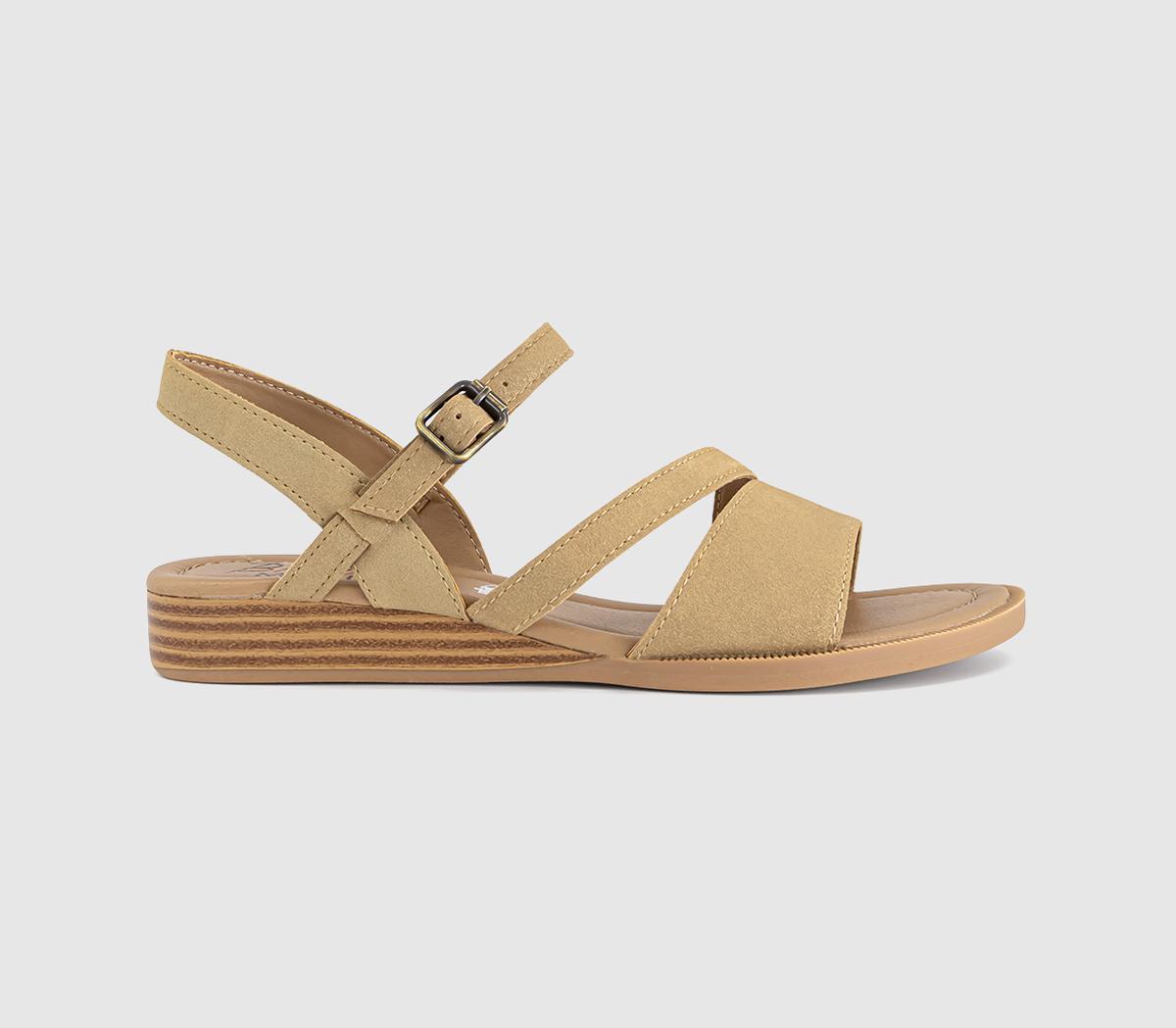 Blowfish Malibu Blowfish Arrow Sandals Taupe  Natural in Women's Size 6, Office Shoes