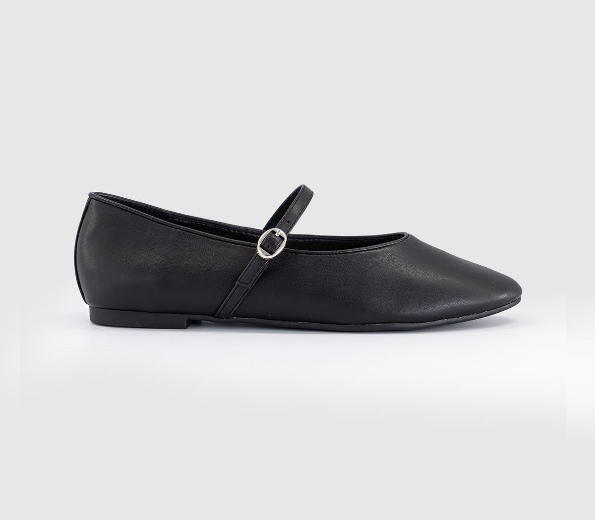 OFFICEFifi Single Strap Mary Jane Ballet PumpsBlack