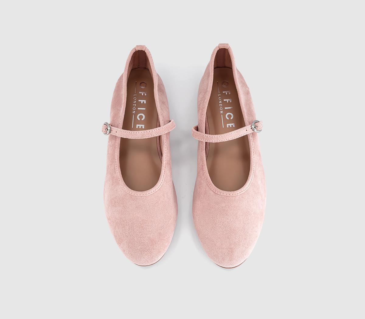 OFFICEFifi Single Strap Mary Jane Ballet PumpsPink