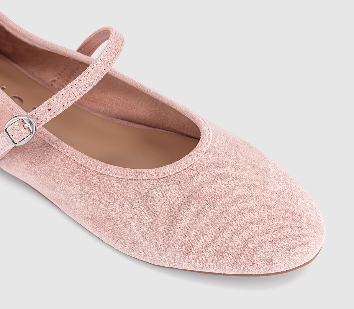 OFFICEFifi Single Strap Mary Jane Ballet PumpsPink