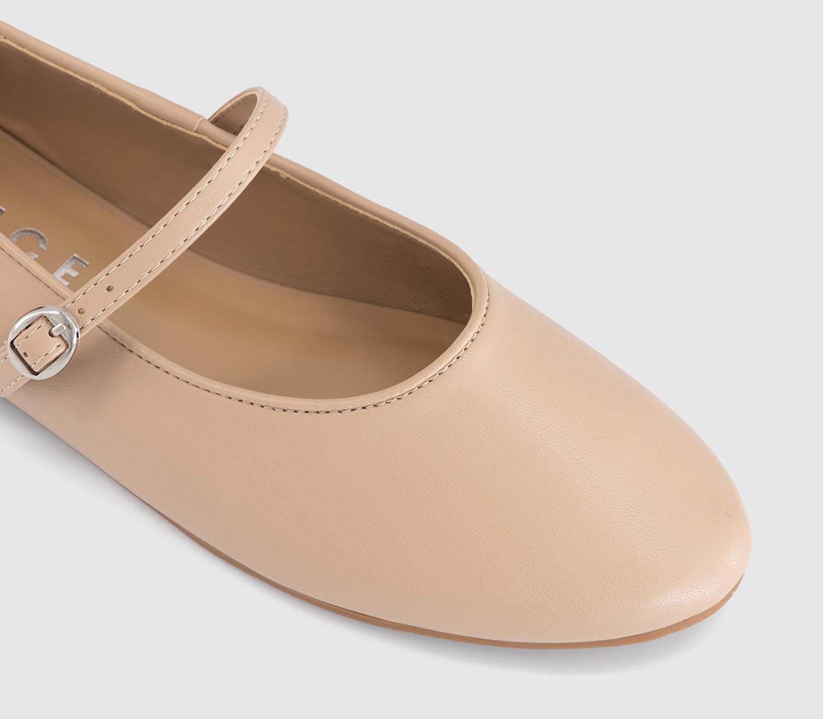 OFFICEFifi Single Strap Mary Jane Ballet PumpsTaupe