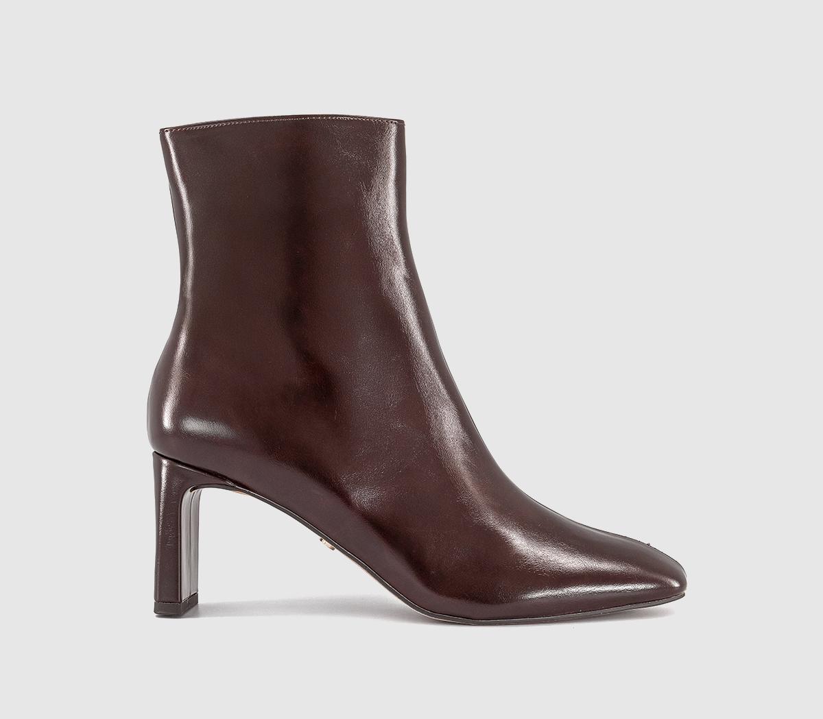 OFFICEAnoushka Heeled Ankle BootsChocolate Brown