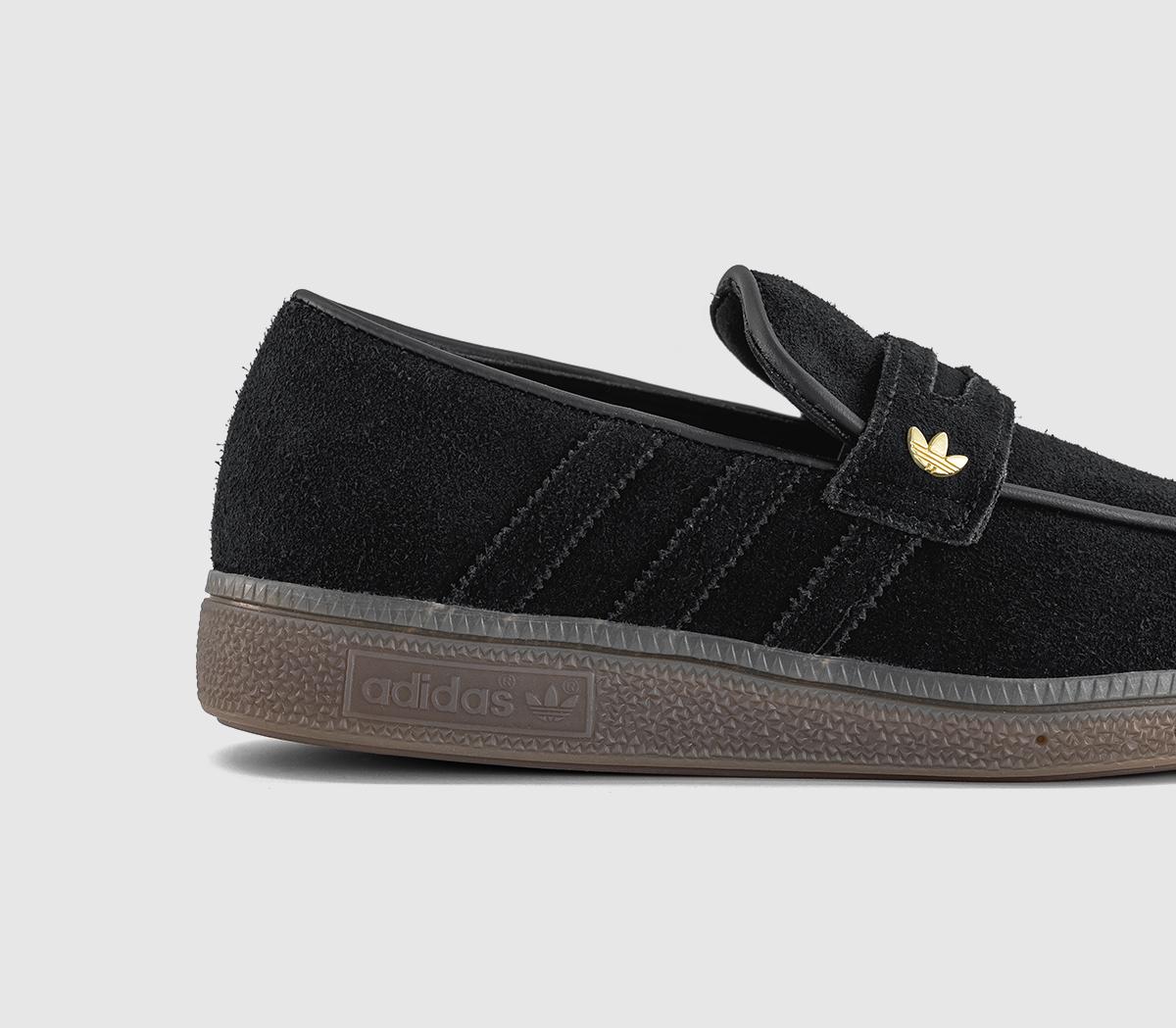 adidas Handball Spezial Loafers Black Black Gum - Women's Trainers