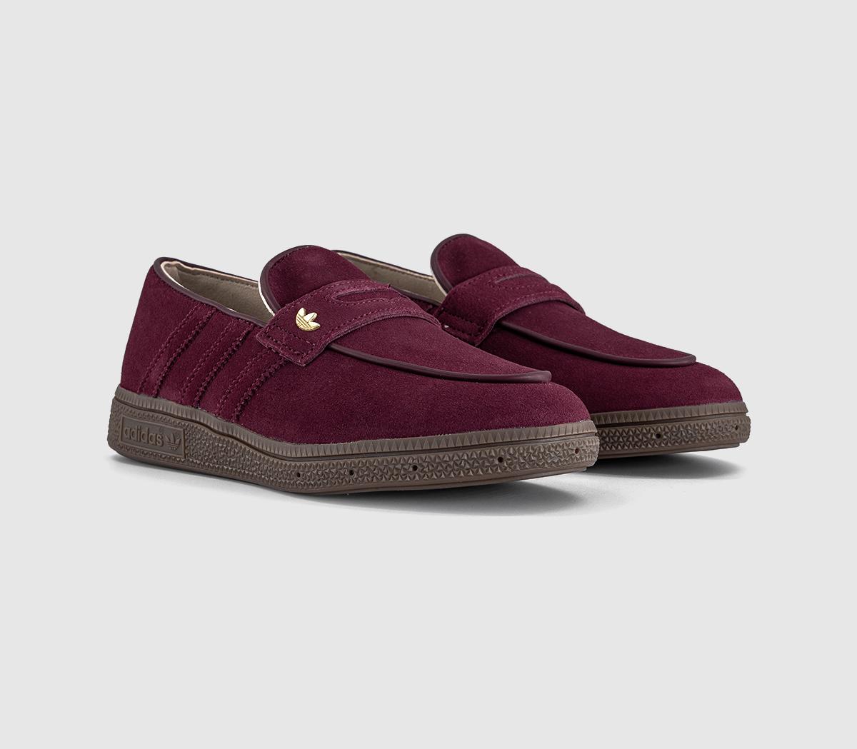 adidas Handball Spezial Loafers Maroon Maroon Gum - Women's Trainers