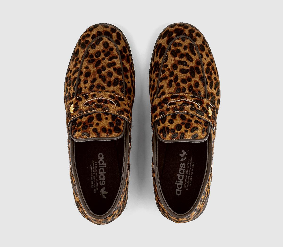 adidasHandball Spezial LoafersLeopard Black Dark Brown