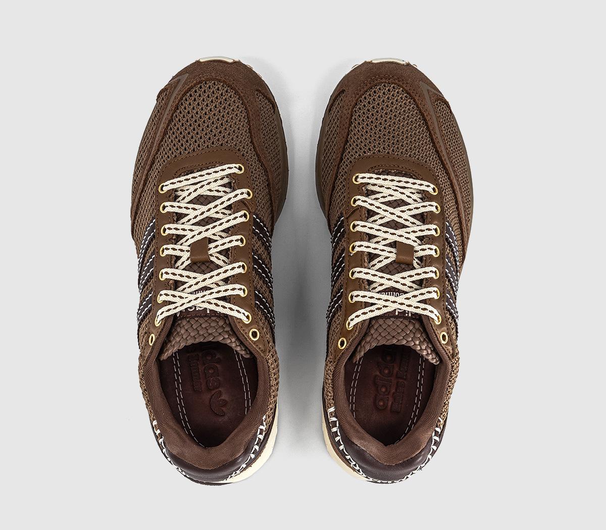 adidasWales Bonner Adizero Adios TrainersCream White Auburn F16 Partridge Coca Mocha Downto