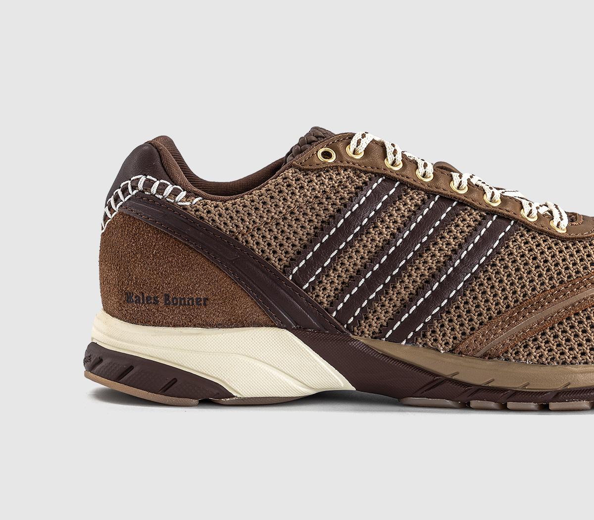 adidasWales Bonner Adizero Adios TrainersCream White Auburn F16 Partridge Coca Mocha Downto