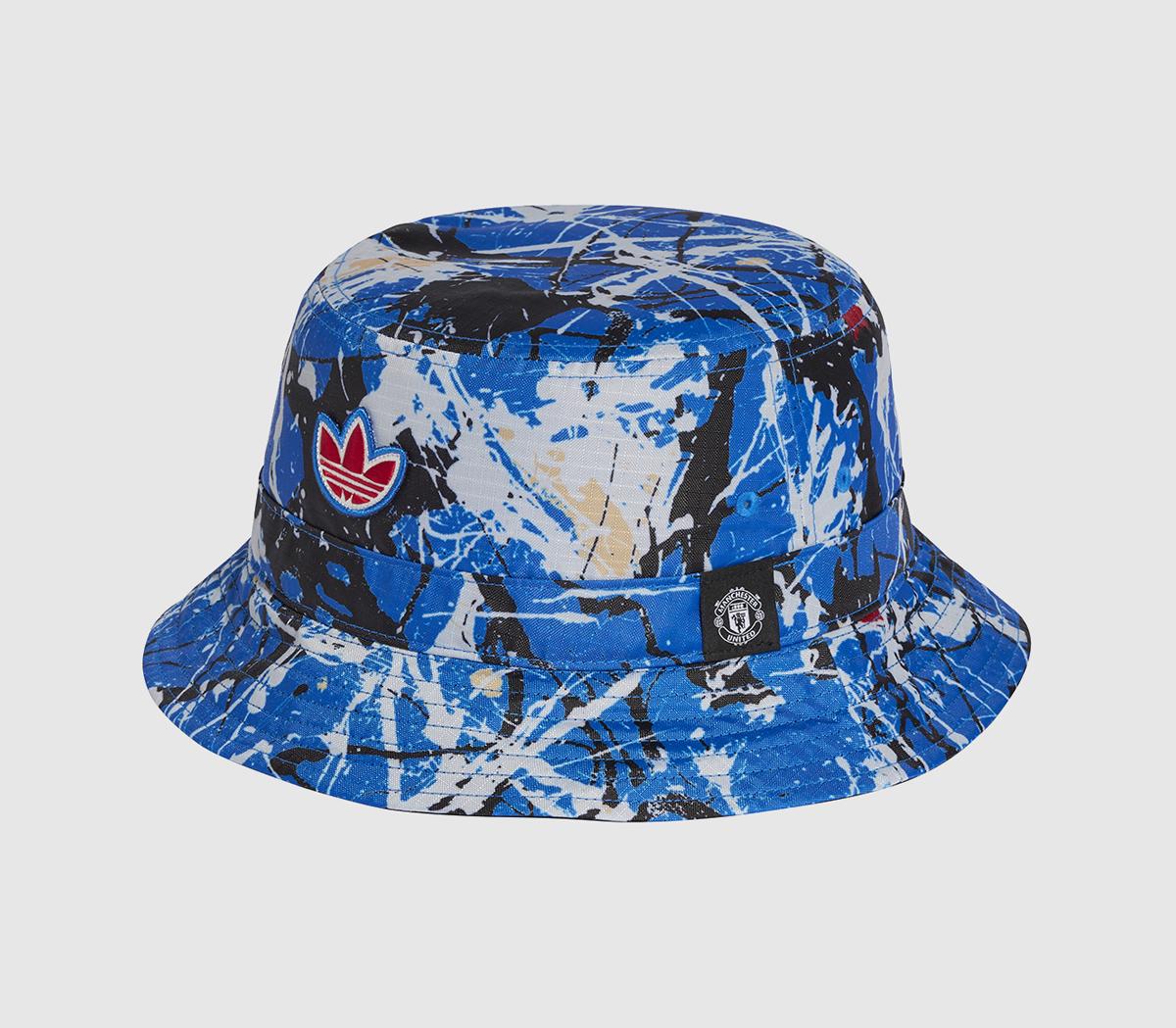 adidasMUFC x The Stone Roses Bucket HatBluebird White