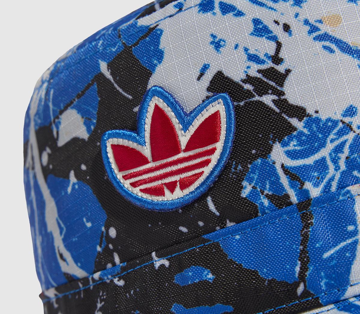 adidasMUFC x The Stone Roses Bucket HatBluebird White