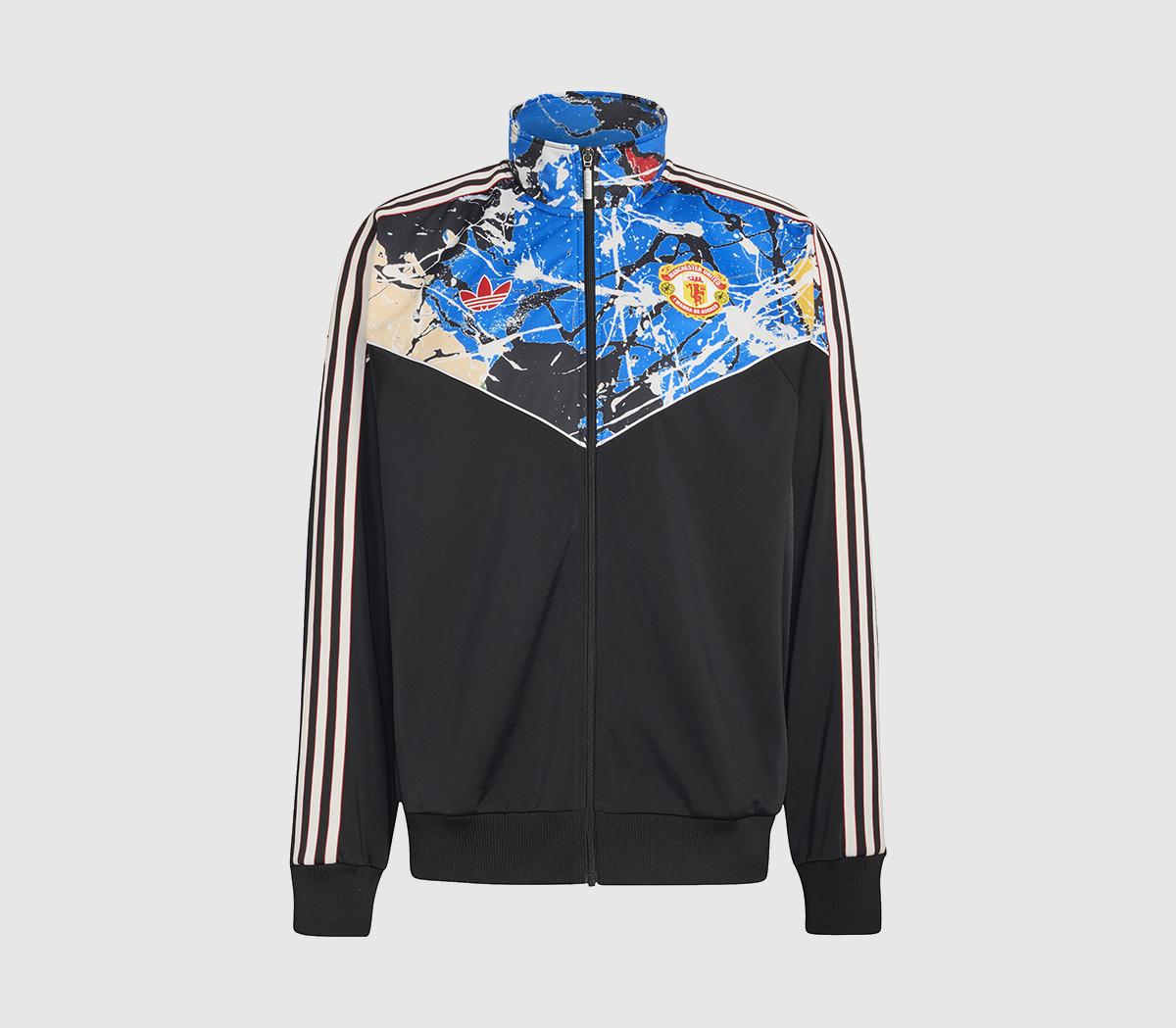 adidas Men's Track Top - Manchester United x The Stone Roses - Black - XXL