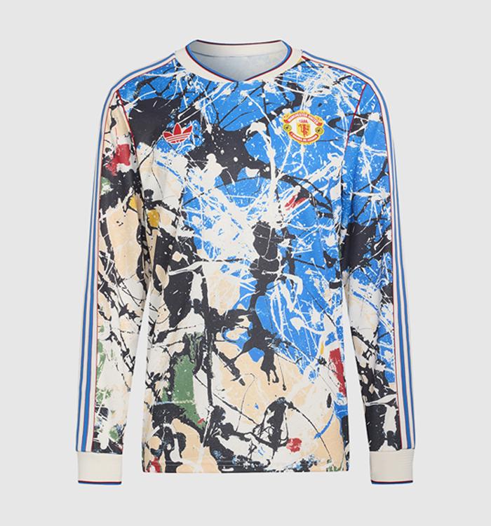 adidas MUFC x The Stone Roses Jersey Longsleeve Multicolor