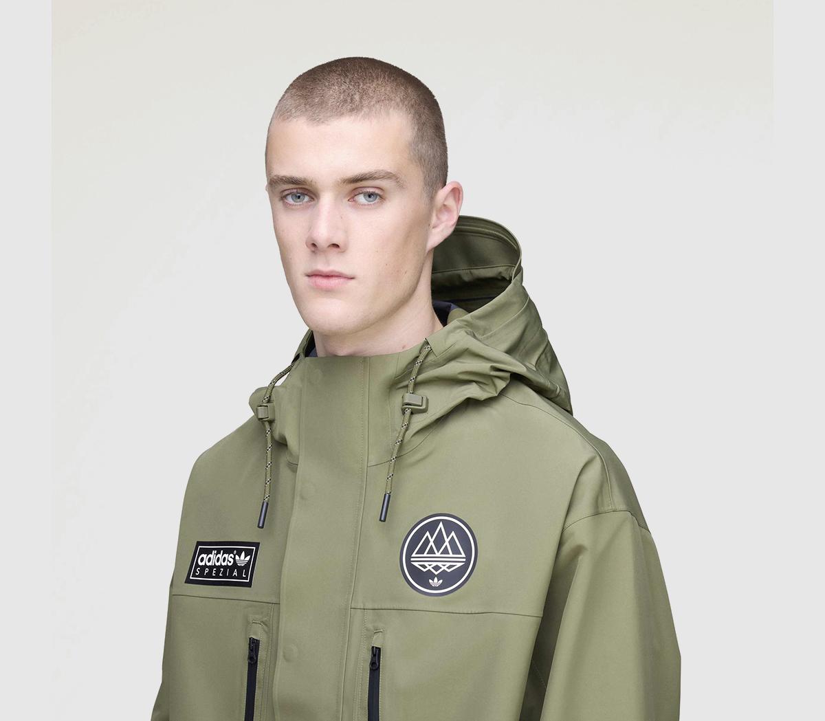 adidas Sunnyhurst SPZL Anorak Focus Olive - adidas SPZL