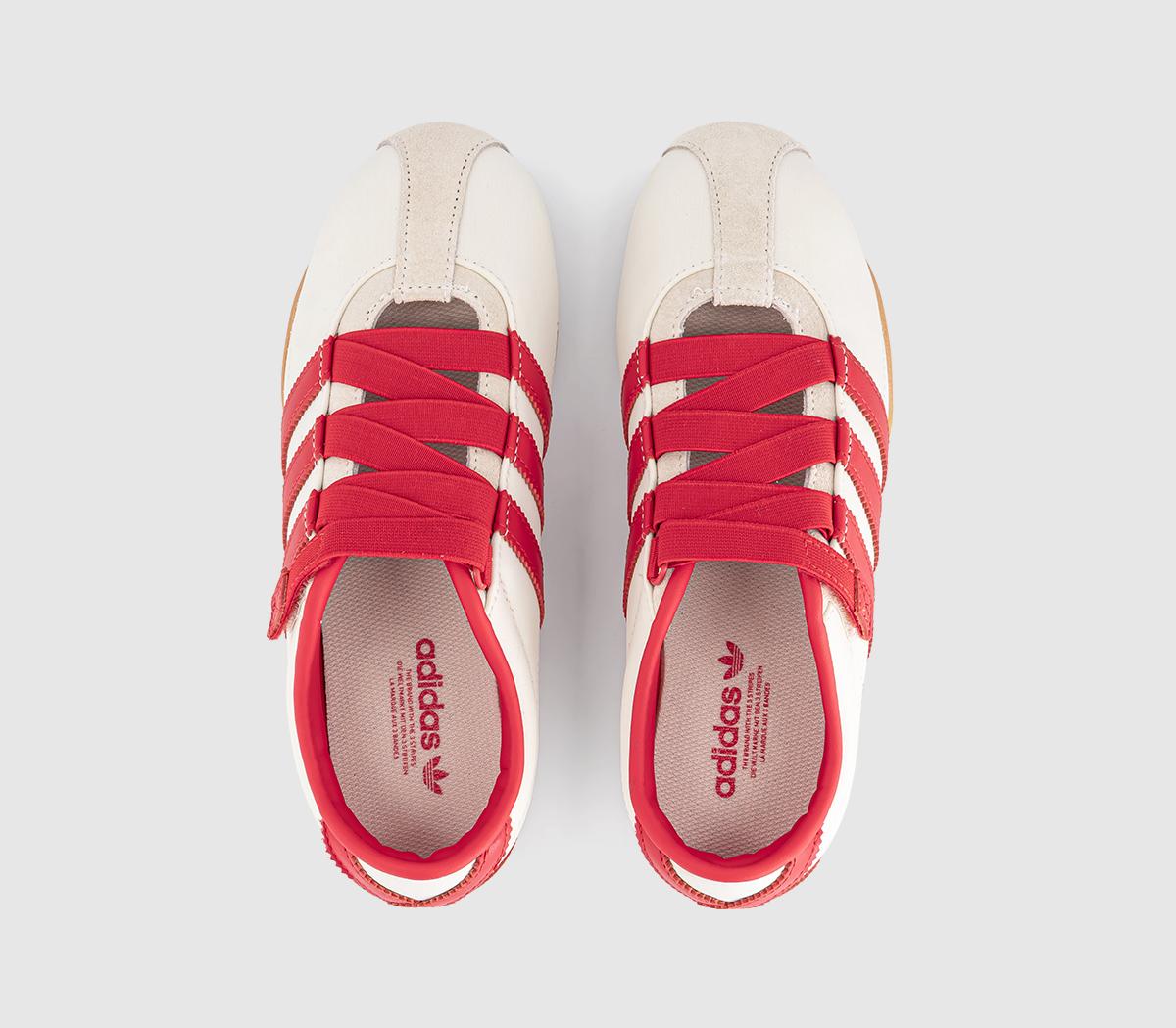 adidasTokyo Mary Jane TrainersCream White Red Gold Metallic