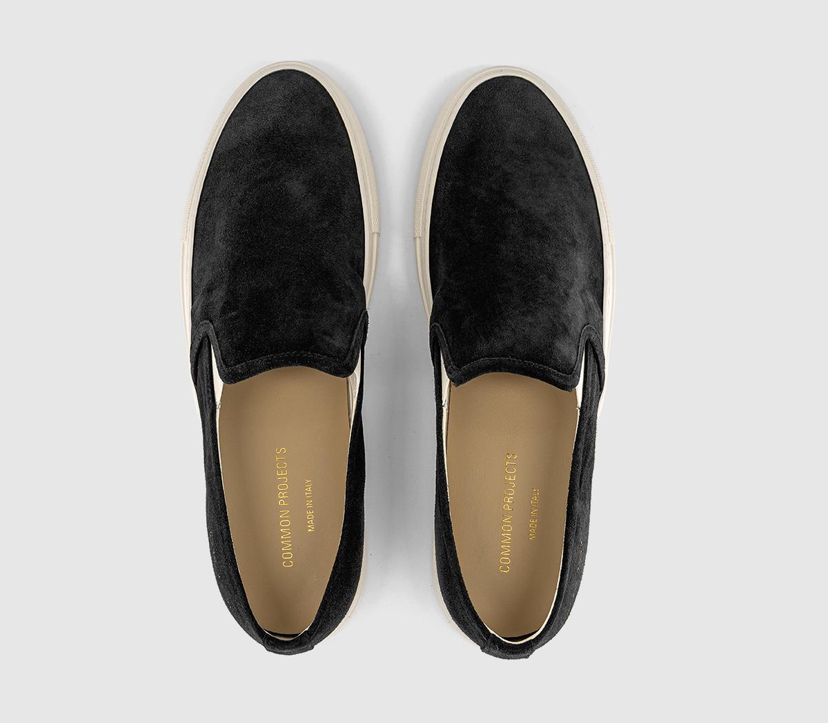 Common ProjectsMinimal Slip On Low ShoesBlack Suede