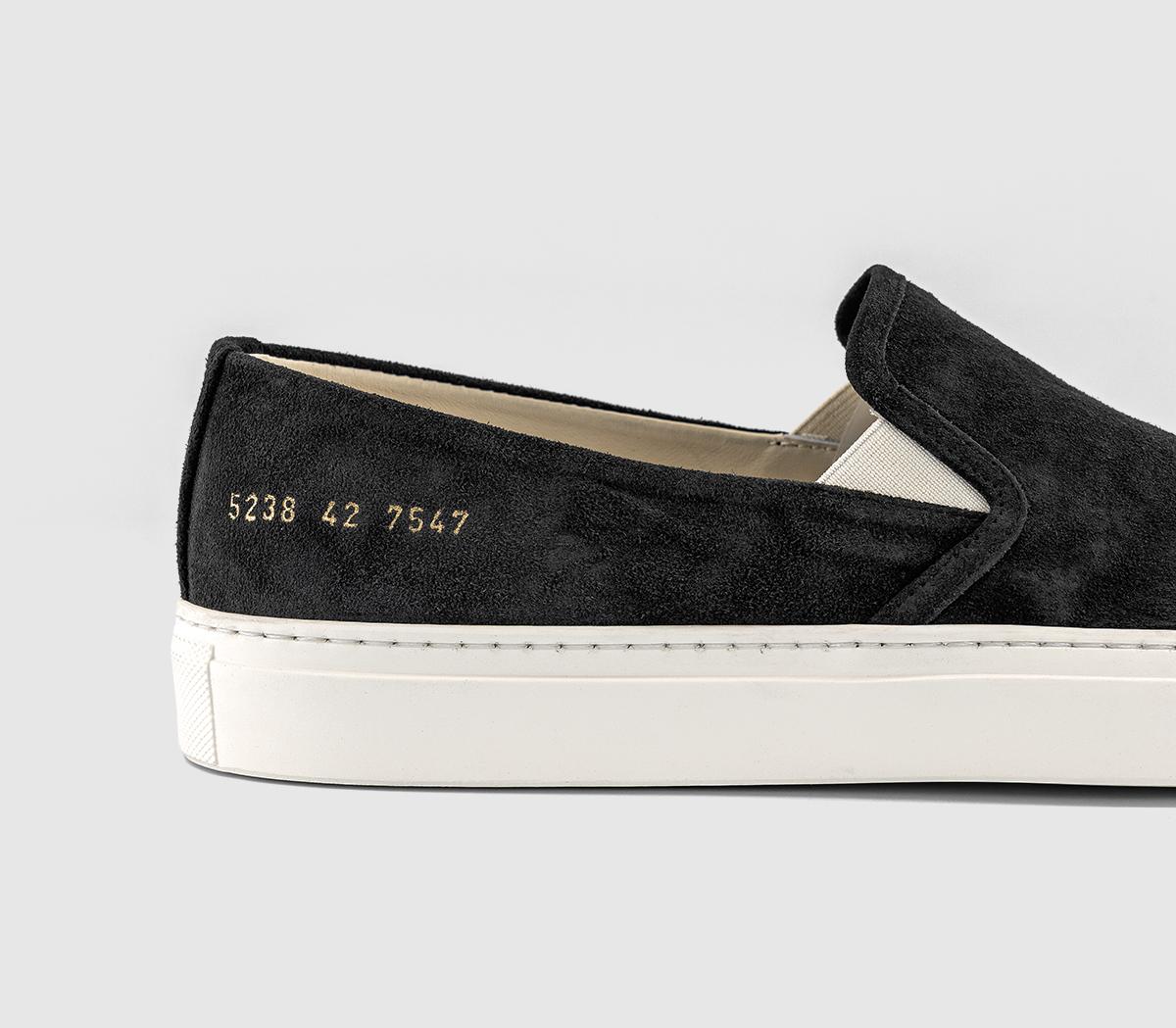 Common ProjectsMinimal Slip On Low ShoesBlack Suede