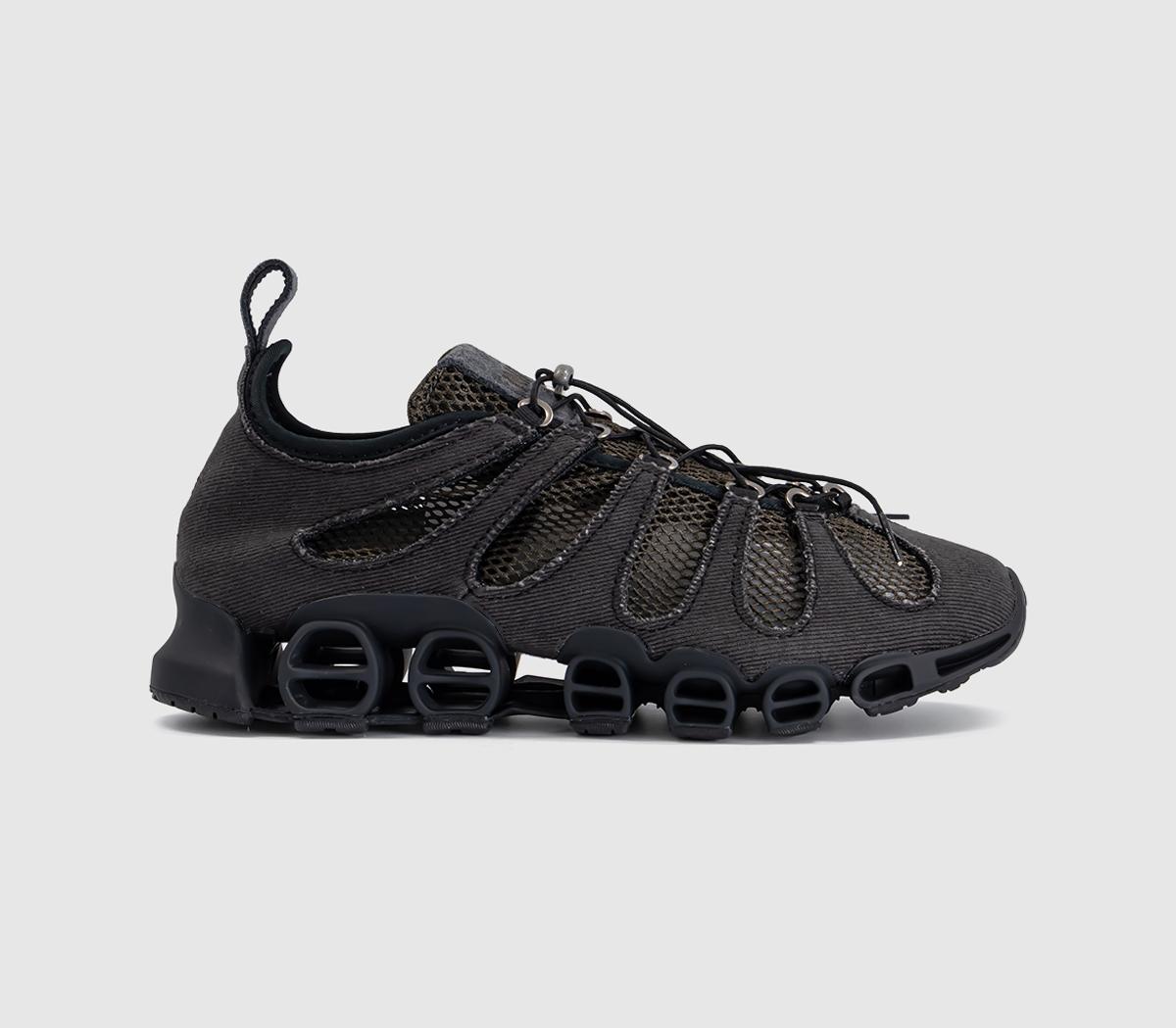 adidas Kids x Avavav Megaride Cutout Canvas Trainers Core Black Shadow Olive Utility Black, 4