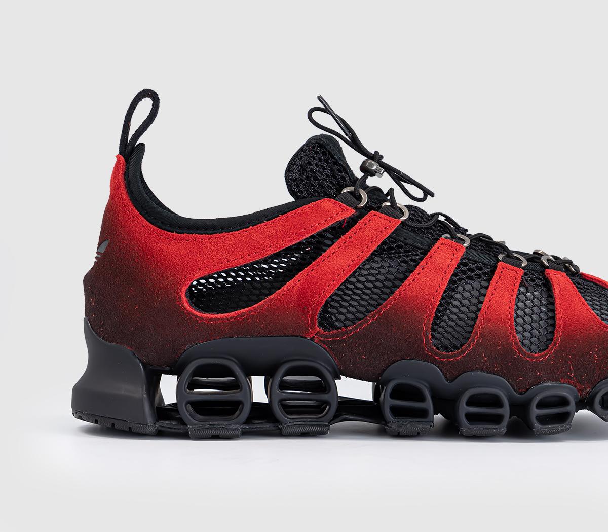adidasadidas x AVAVAV Megaride Cutout Canvas TrainersCore Black Power Red Power Red