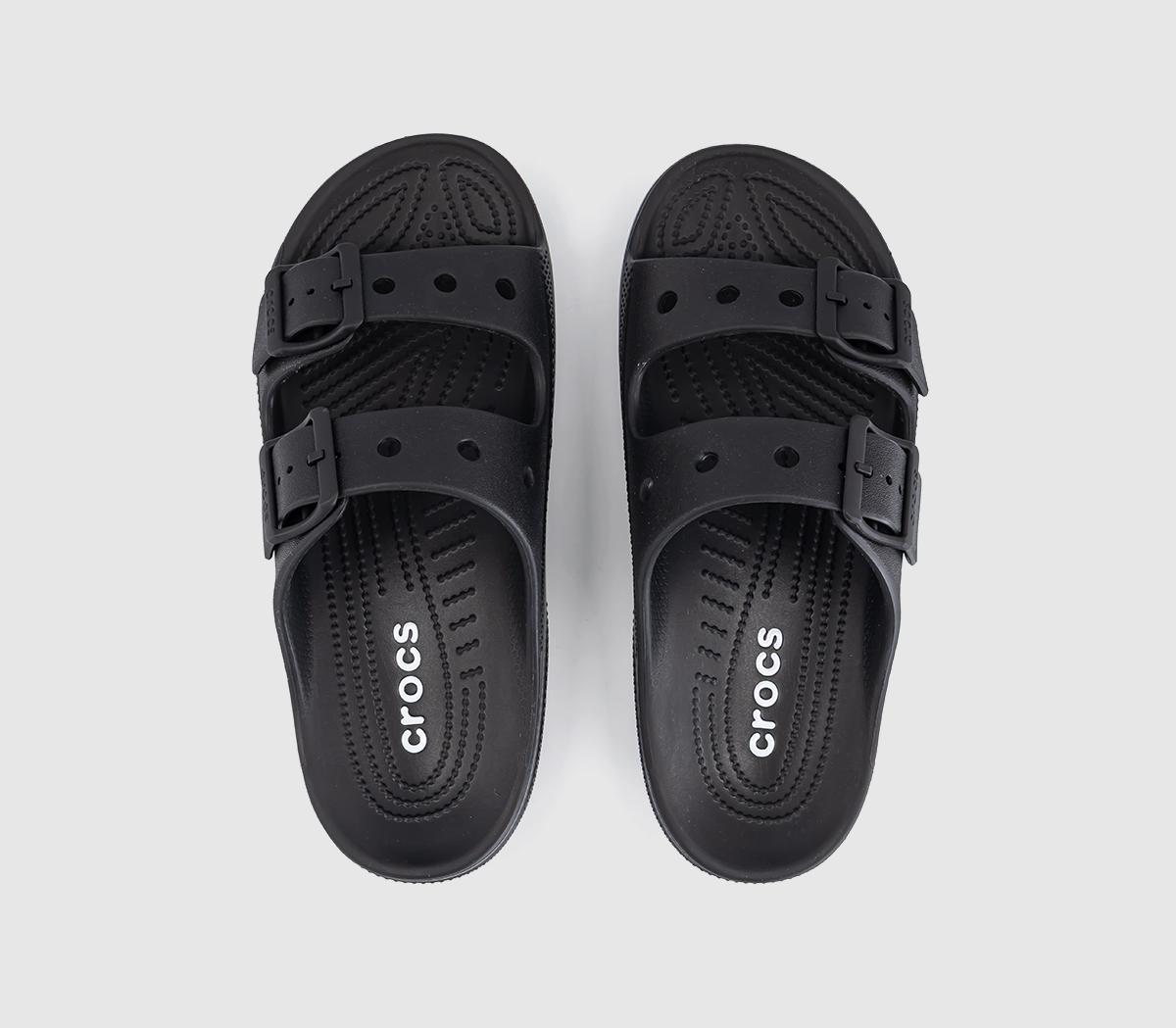 CrocsSaturday Two Strap SandalsBlack