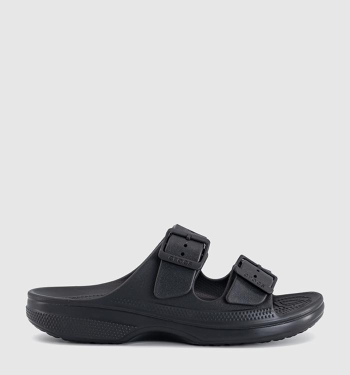 Crocs Saturday Two Strap Sandals Black