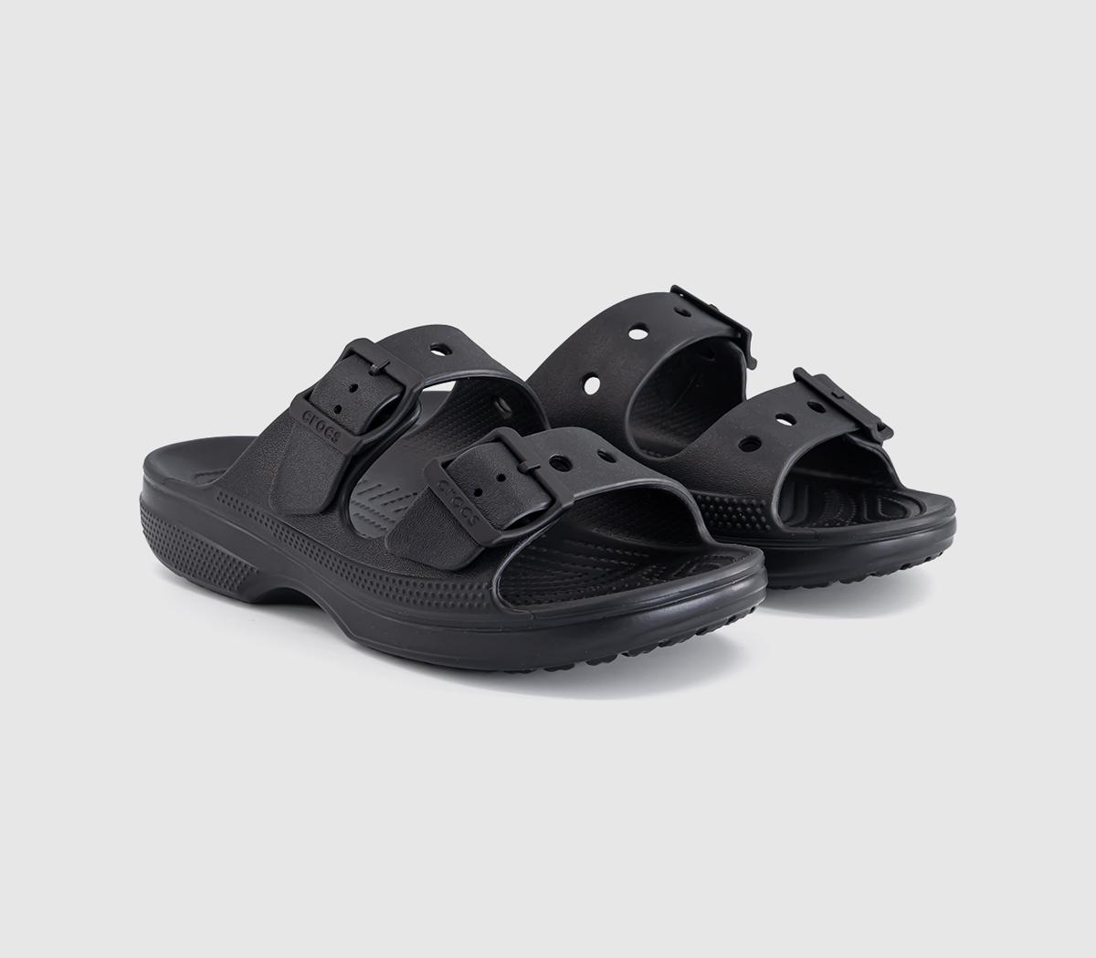CrocsSaturday Two Strap SandalsBlack