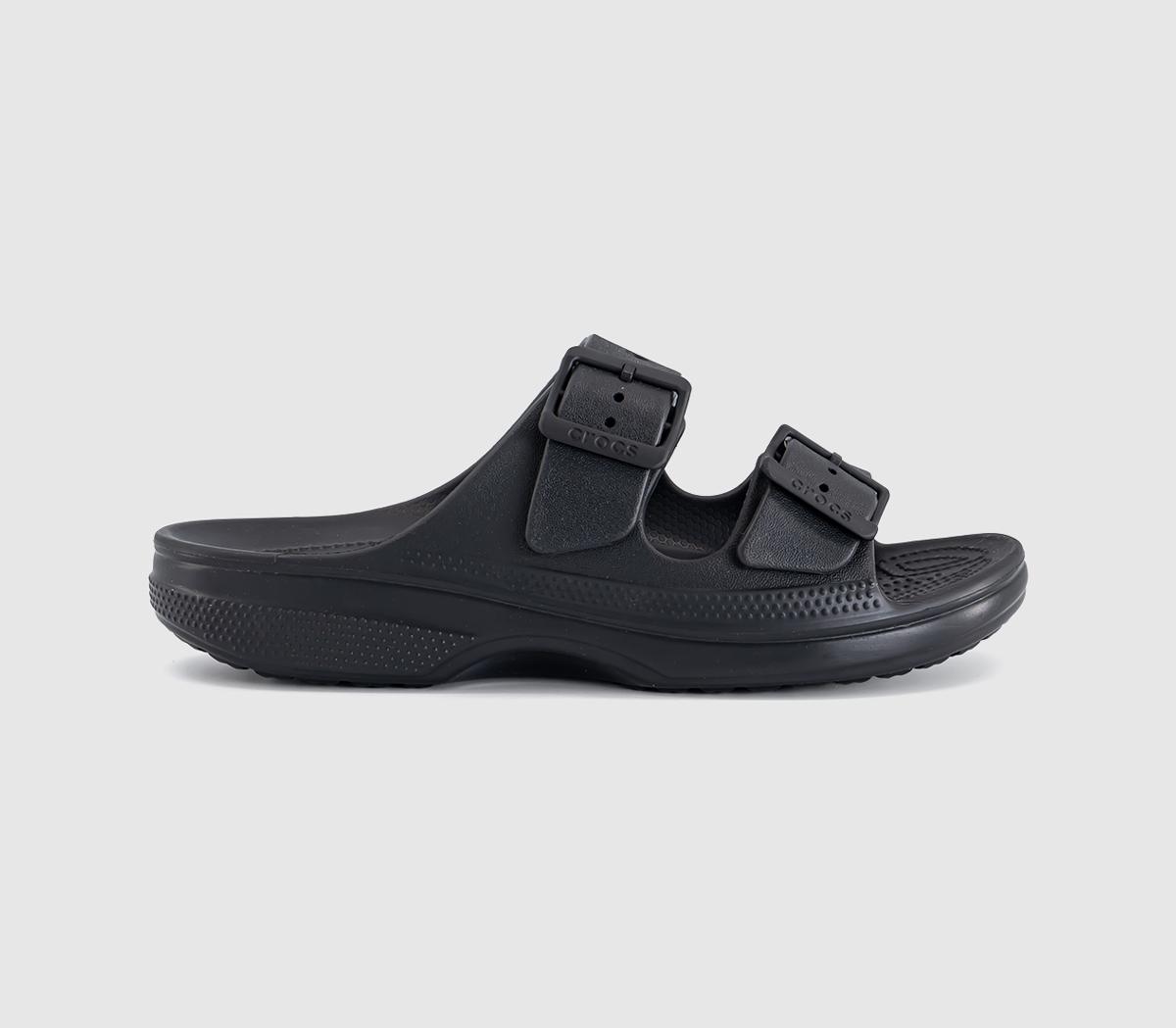 CrocsSaturday Two Strap SandalsBlack