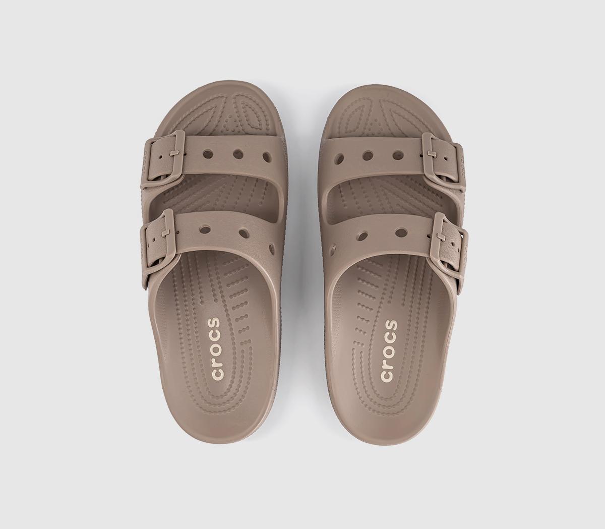 CrocsSaturday Two Strap SandalsTaupe