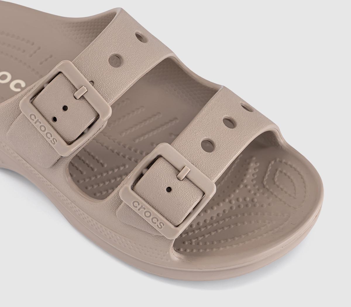 CrocsSaturday Two Strap SandalsTaupe