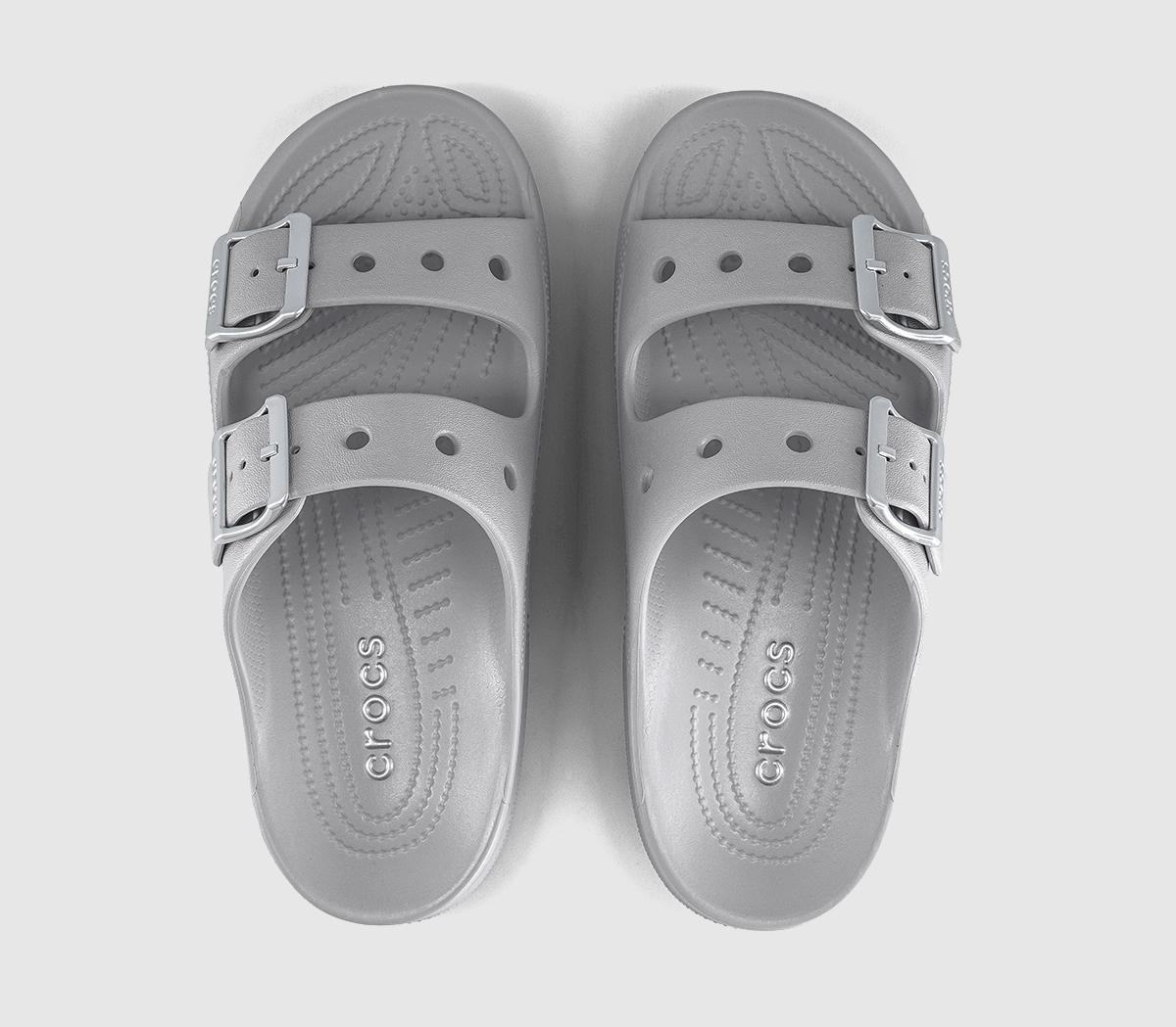 CrocsClassic Metallic Buckle SandalsAtmosphere Metallic