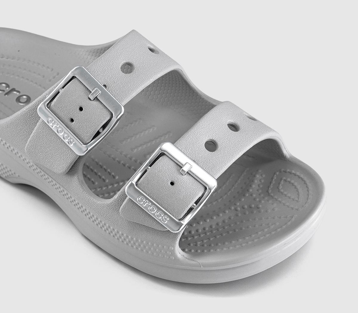 CrocsClassic Metallic Buckle SandalsAtmosphere Metallic