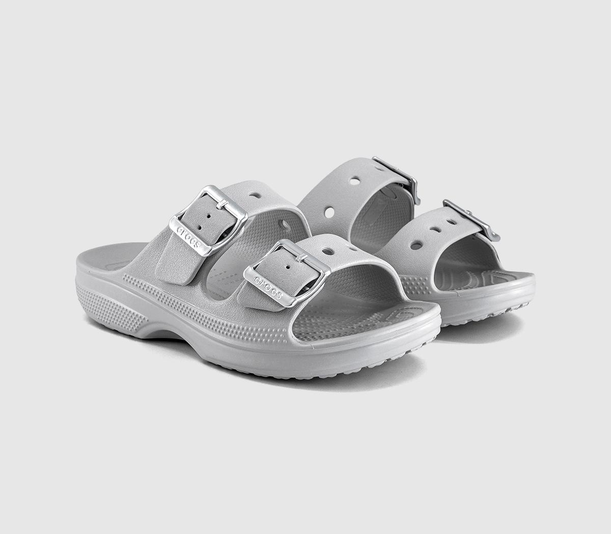 CrocsClassic Metallic Buckle SandalsAtmosphere Metallic