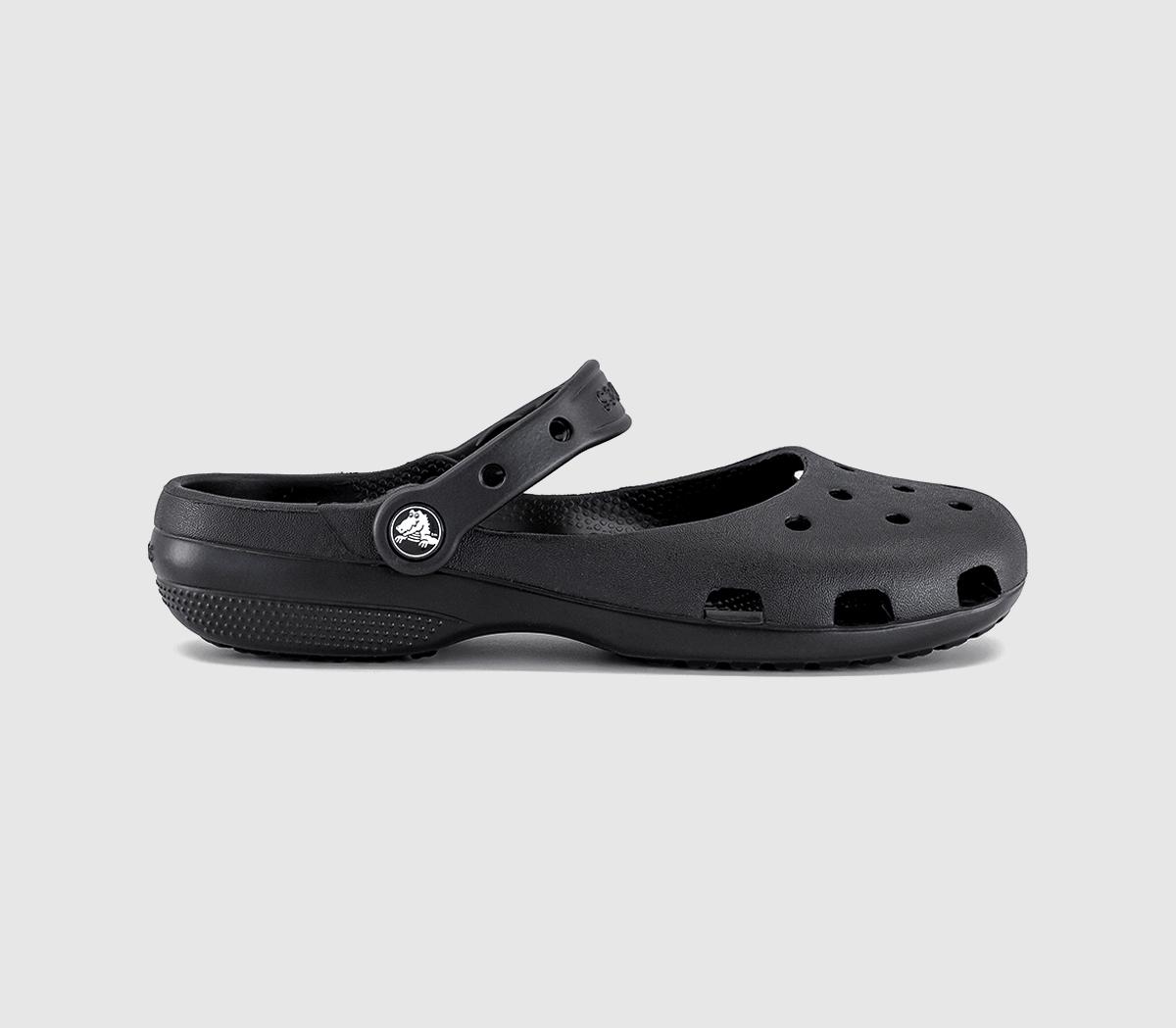Crocs Classic Ballet Shoes  Black in Women's Size 6, Office Shoes
