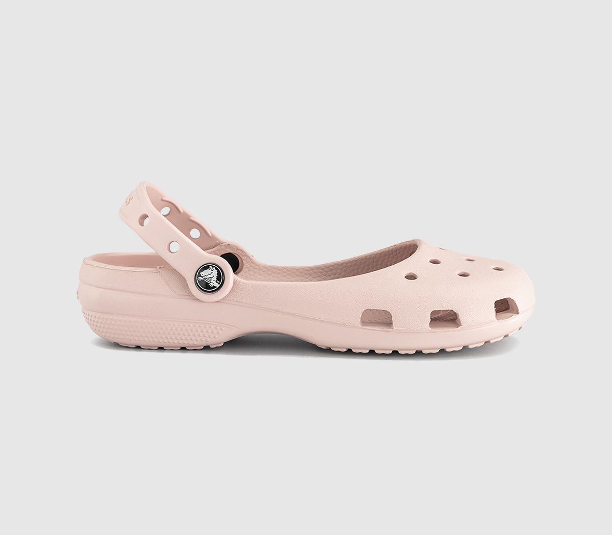 Crocs Classic Ballet Shoes Quartz  Natural in Women's Size 4, Office Shoes